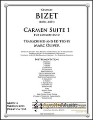Carmen Suite No. 1 for Concert Band Concert Band sheet music cover Thumbnail